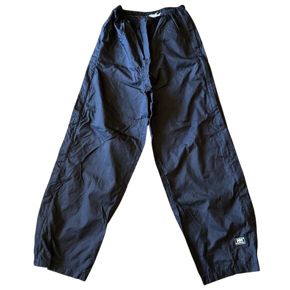 Helly Hansen Outer Shell Size Small Ski Rain Windbreaker Full Zip Pants Black - Picture 1 of 9